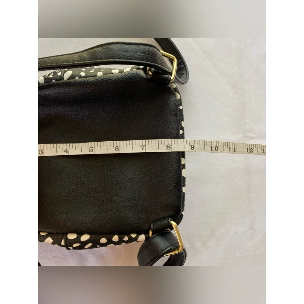 Betsey Johnson Black/ White Dalmatian Spot Puppy Mini Backpack Kawaii Harajuku